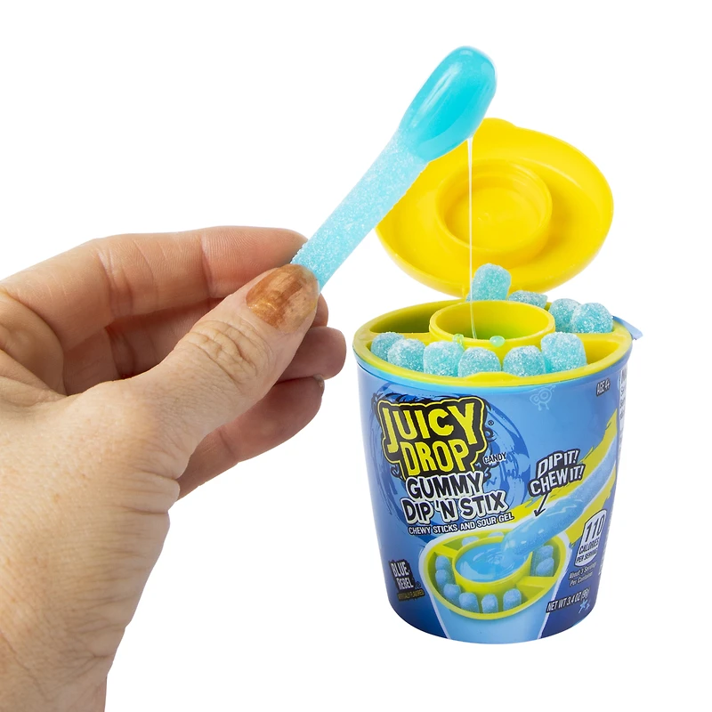 juicy drop® gummy dip 'n stix candy 3.4oz