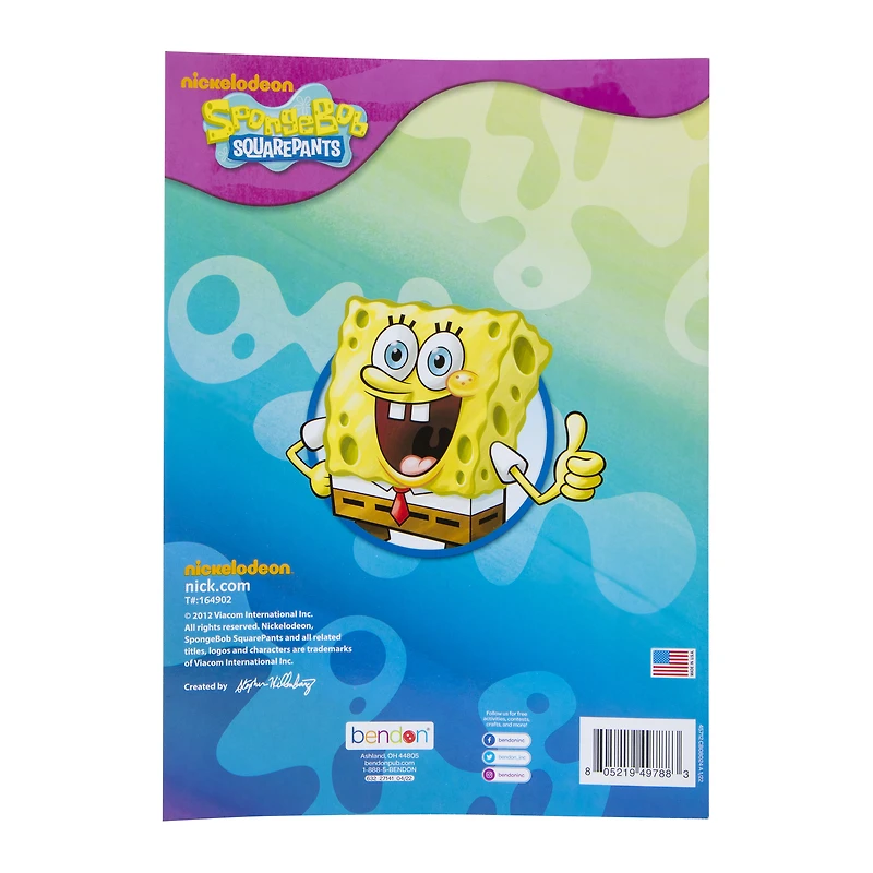 spongebob squarepants jumbo coloring & activity book