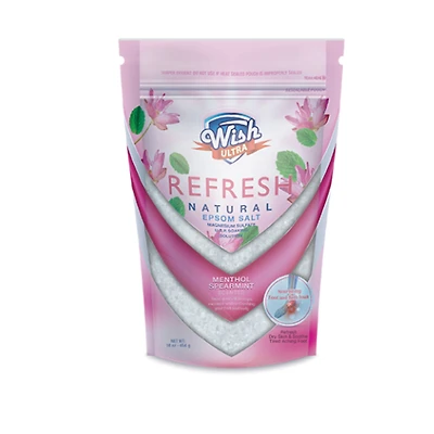 refresh menthol & spearmint natural epsom salt 16oz