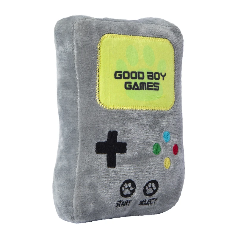 good boy games crinkle plush dog toy 7in