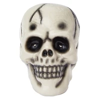 LED light-up halloween skull 12in