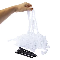 XL halloween spider web rope decoration 16ft x 15.75ft