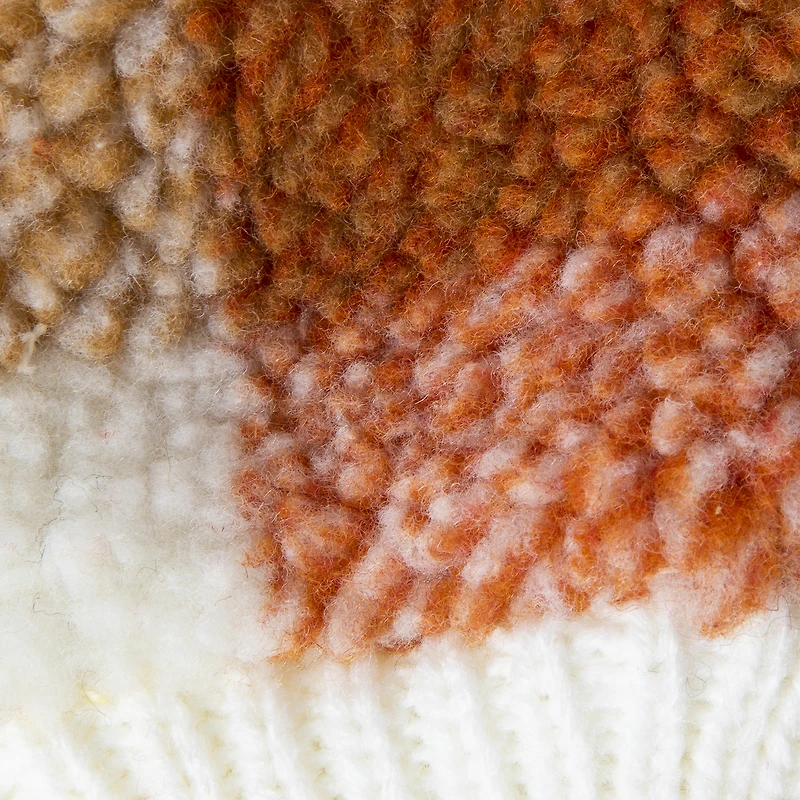 plaid sherpa mittens