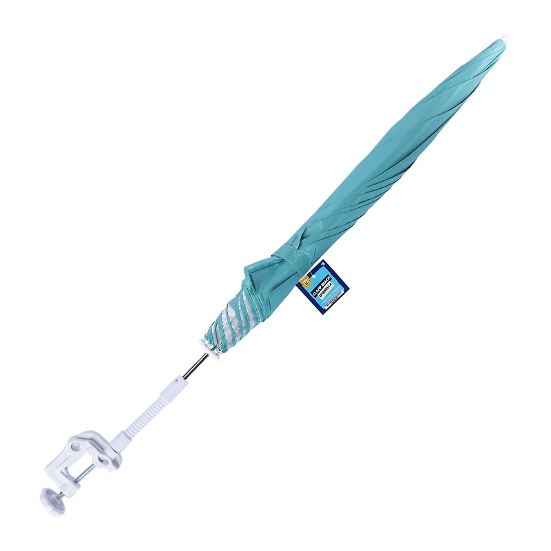 clamp beach umbrella 41in