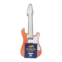 guitar cat scratcher with catnip 21.6in