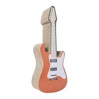 guitar cat scratcher with catnip 21.6in