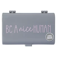 cosmetic storage box with mirror 8.2in x 5.5in