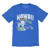 betty boop ‘hawaii, the aloha state since 1959’ graphic tee