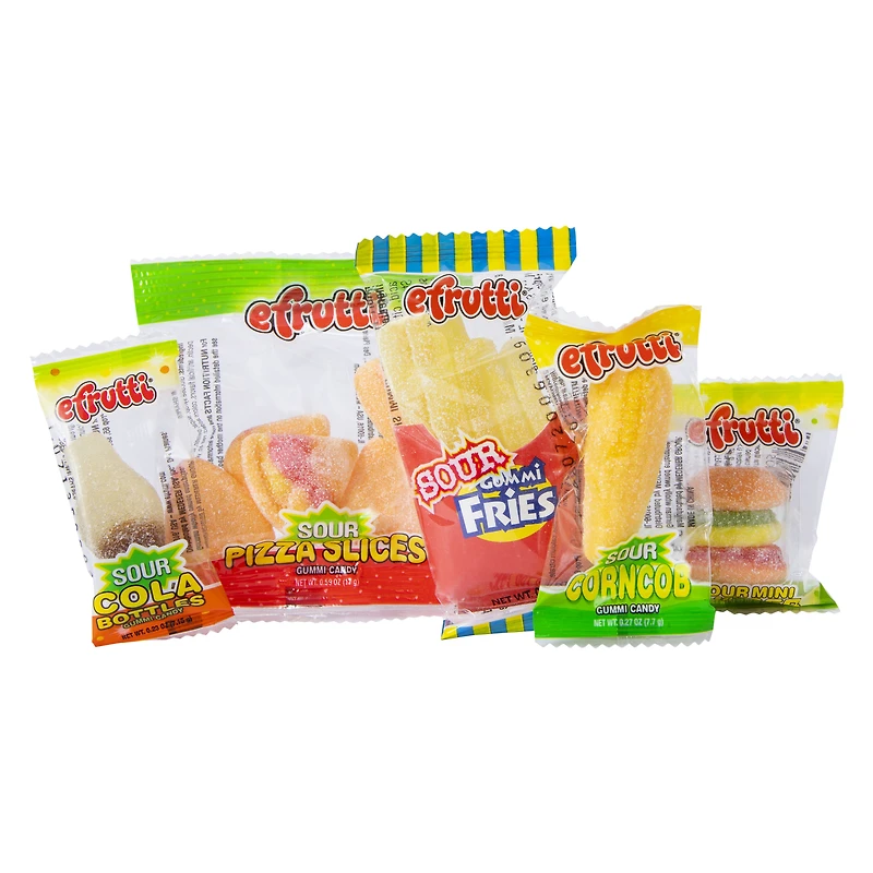 efrutti® lunch bag sour gummi candy 2.7oz