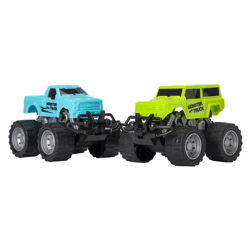 Friction-Powered Monster Trucks 2-Pack (Styles May Vary)