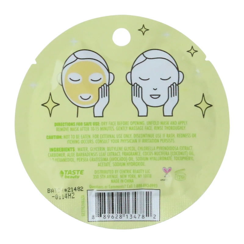 'we make a great pear' pear-scented sheet mask