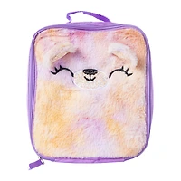 plush critter lunch bag 9.8in x 8in - bear