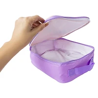 plush critter lunch bag 9.8in x 8in - bear