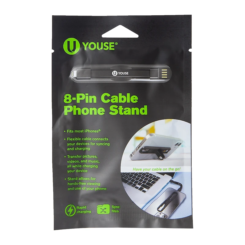 8-pin cable phone stand