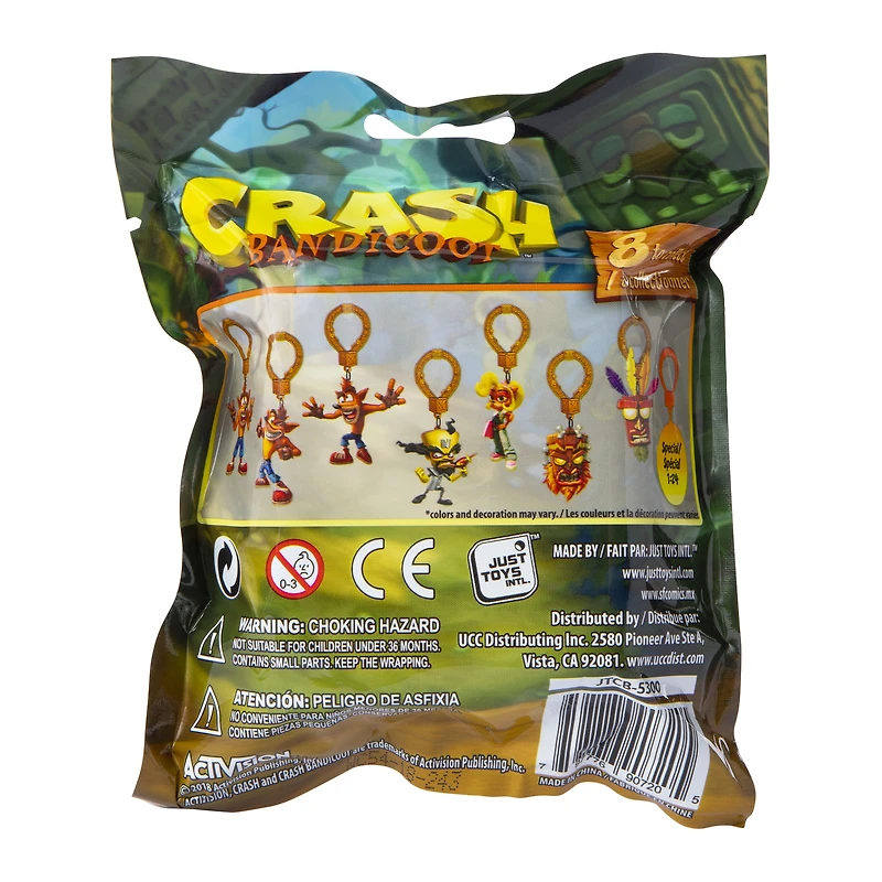 crash bandicoot™ backpack hanger blind bag