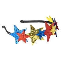 glitter star headband