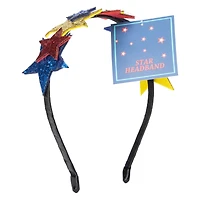 glitter star headband