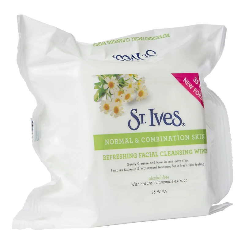 st. ives® refreshing face cleansing wipes 35-count