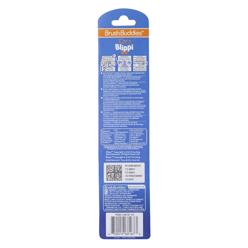 brush buddies® blippi™ kid's brite beatz toothbrush