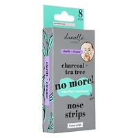 danielle® charcoal + tea tree nose strips 8-count