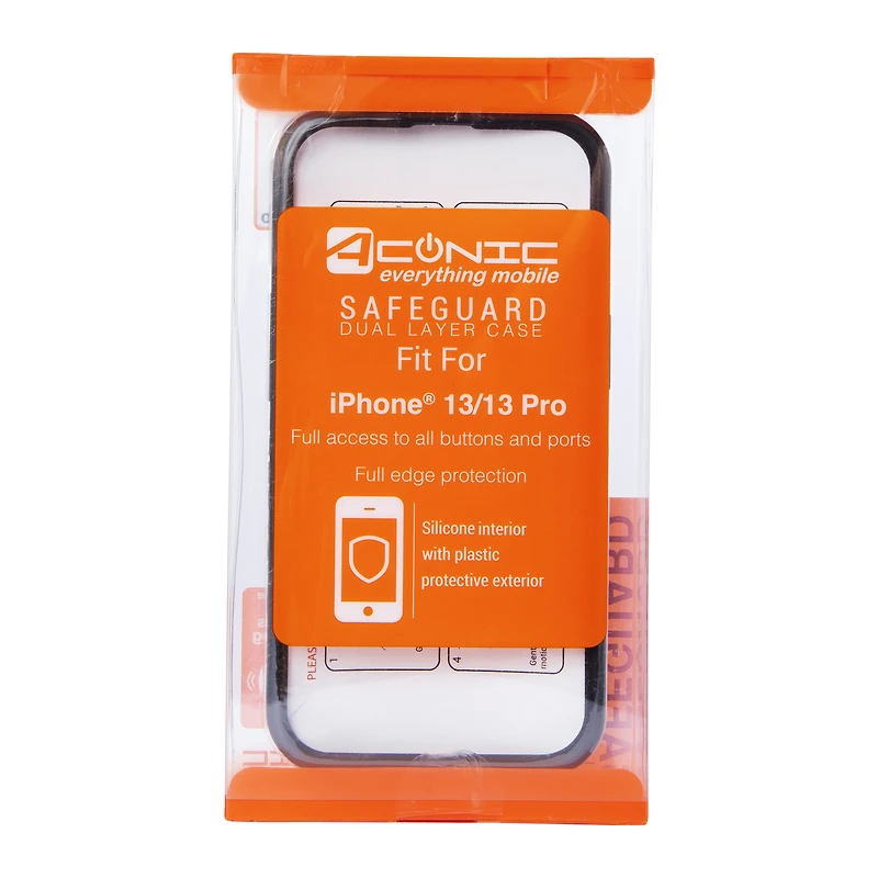iPhone 13®/13 Pro® safeguard wireless charging compatible dual layer case