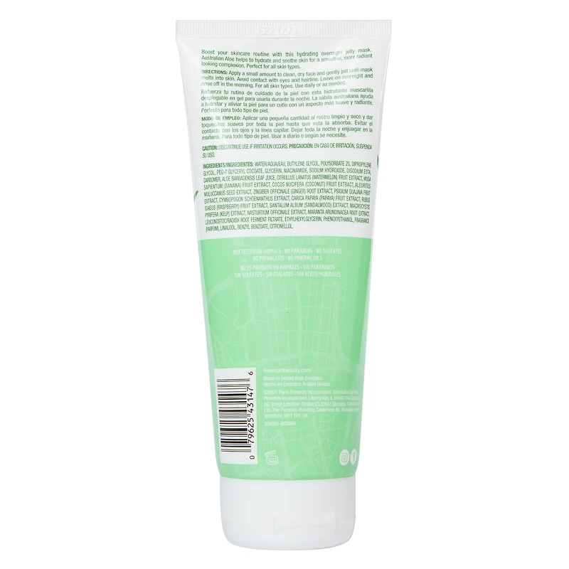 freeman® australian aloe jelly hydrating face mask 6oz