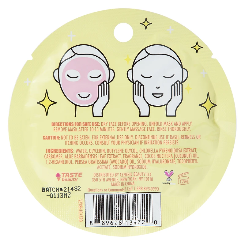 Scented Sheet Face Mask - Sweet Pancakes