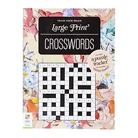 large print crossword puzzles book