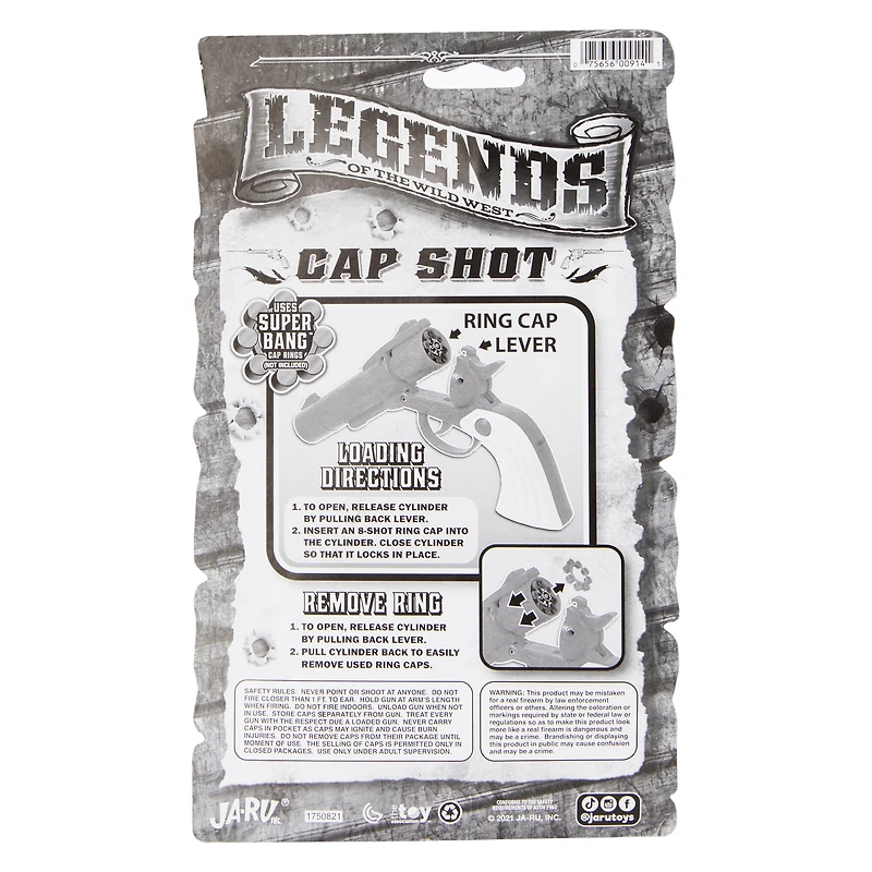 legends of the wild west cap shot blaster toy