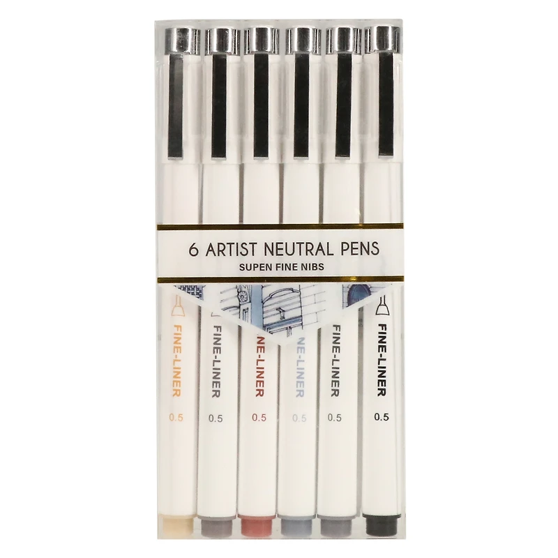6-count artist pens set