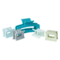 claw clips 5-pack - bright pink