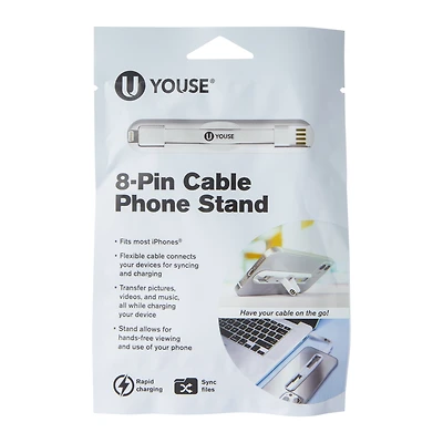 8-pin cable phone stand