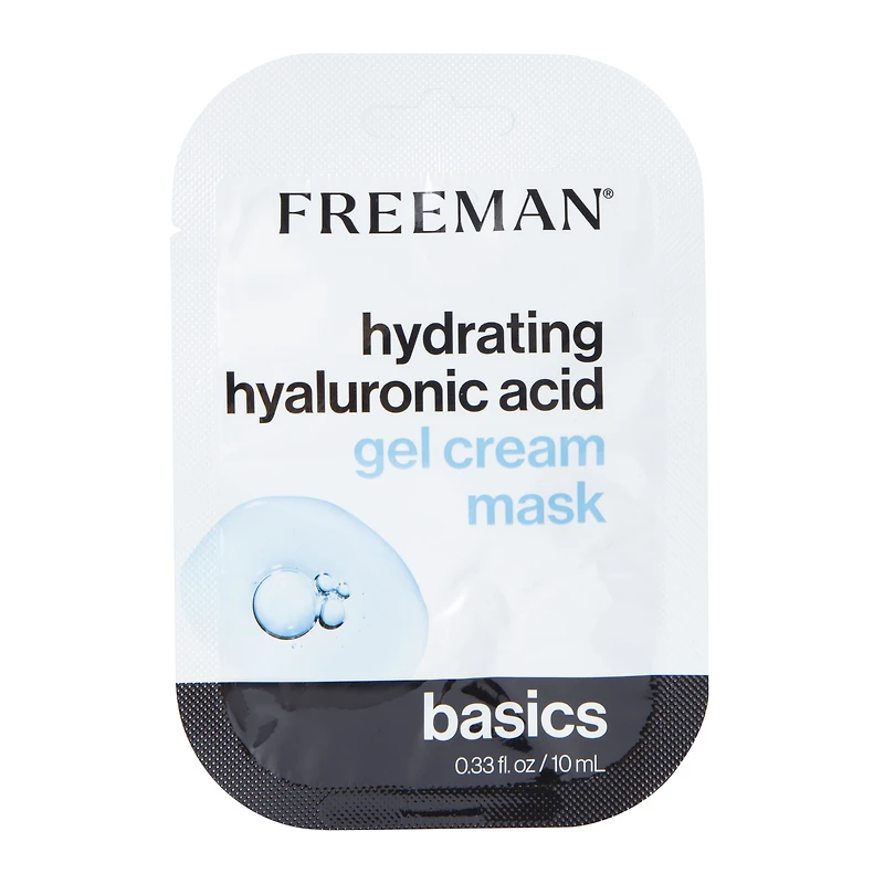 freeman® hydrating hyaluronic acid gel cream mask 0.33oz