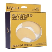 rejuvenating gold dust under-eye patches, 6 pairs