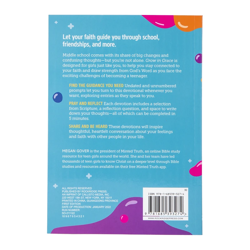 grow in grace: 5-minute devotions for preteen girls