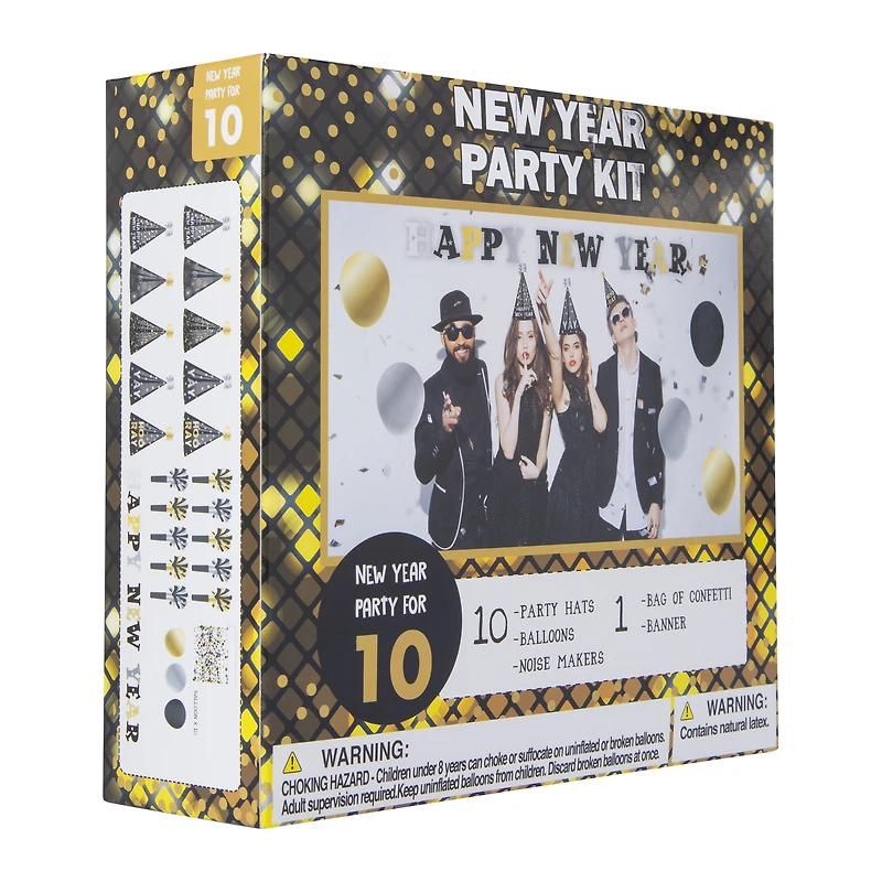 new year party supplies kit 32-piece