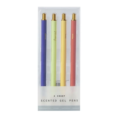 scented gel pens 4-pack