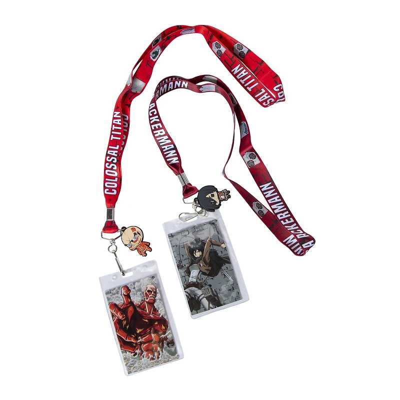 attack on titan™ lanyard with charm & card blind bag