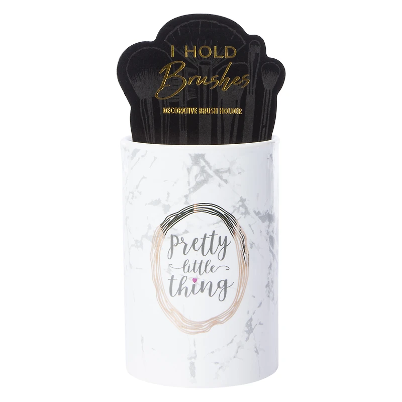 decorative makeup brush holder - pretty little thing