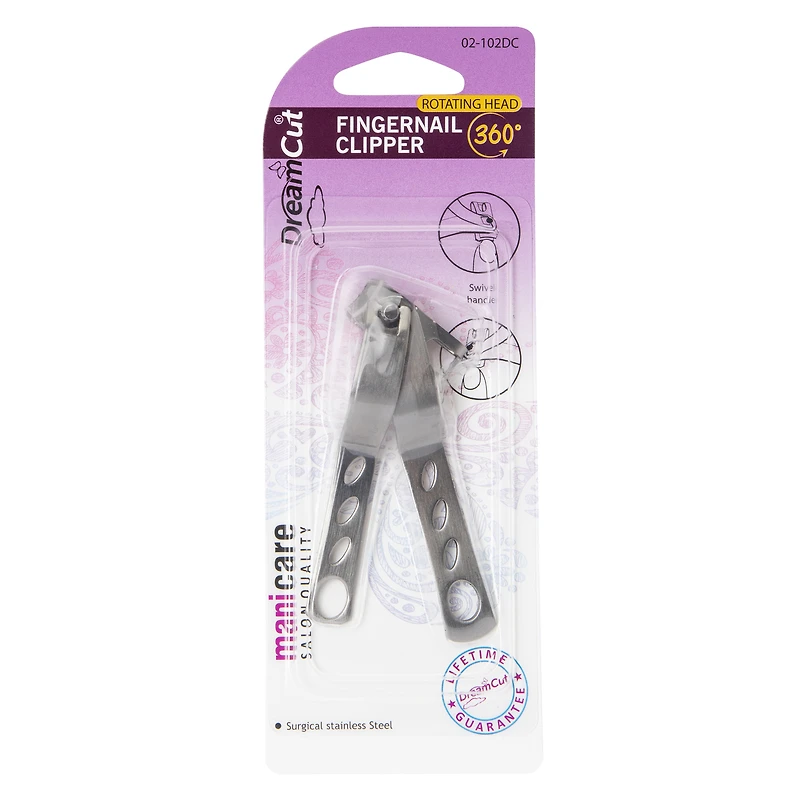 360-degree rotating fingernail clipper