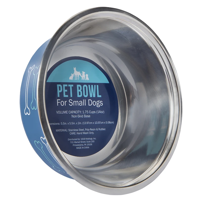 stainless steel pet bowl for small dogs