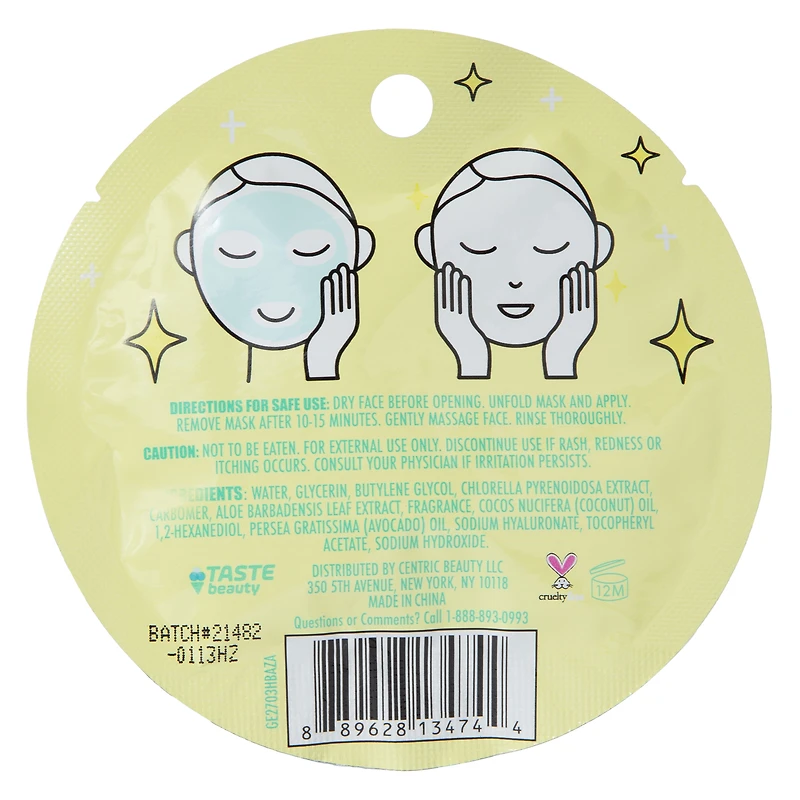 Scented Sheet Face Mask - Donut