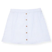 striped button down co-ord skirt