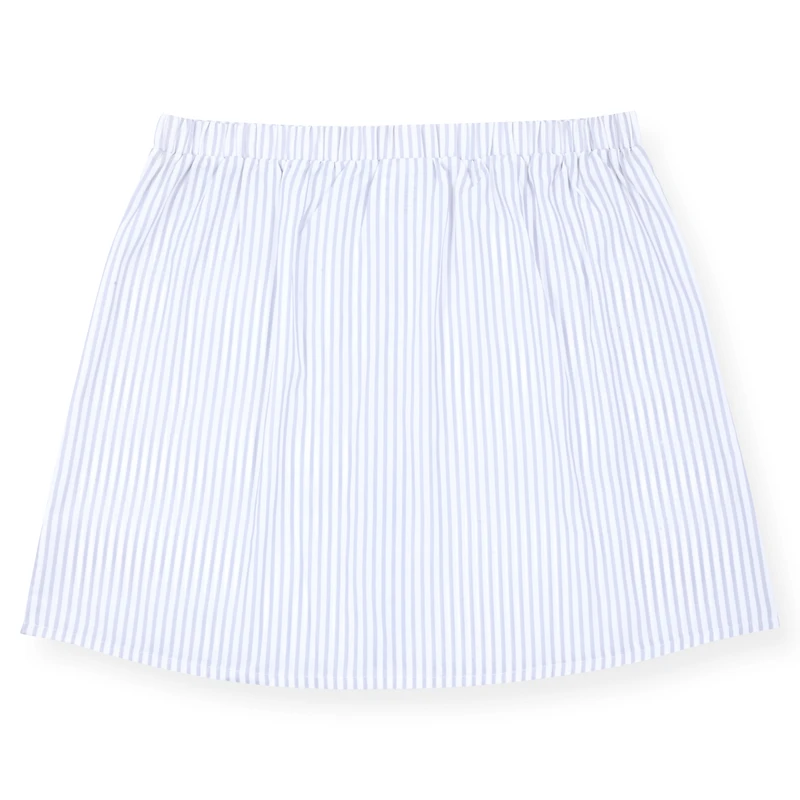 striped button down co-ord skirt