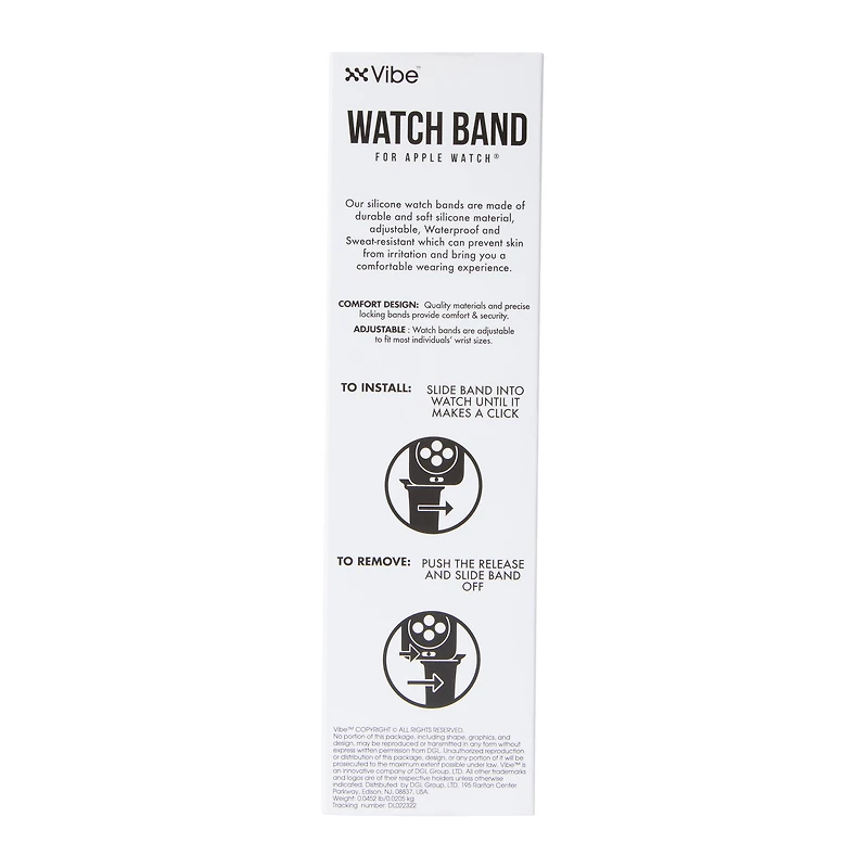 silicone watch band for Apple Watch® series 1-7 42mm / 44mm 45mm