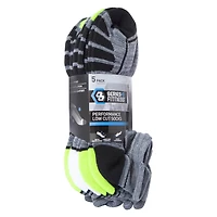 series-8 fitness™ men's low-cut performance socks 5-pack