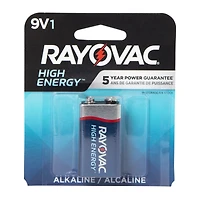 rayovac® high energy® 9v battery