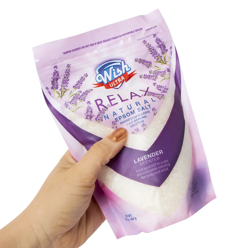 wish ultra relax natural epsom salts 16oz