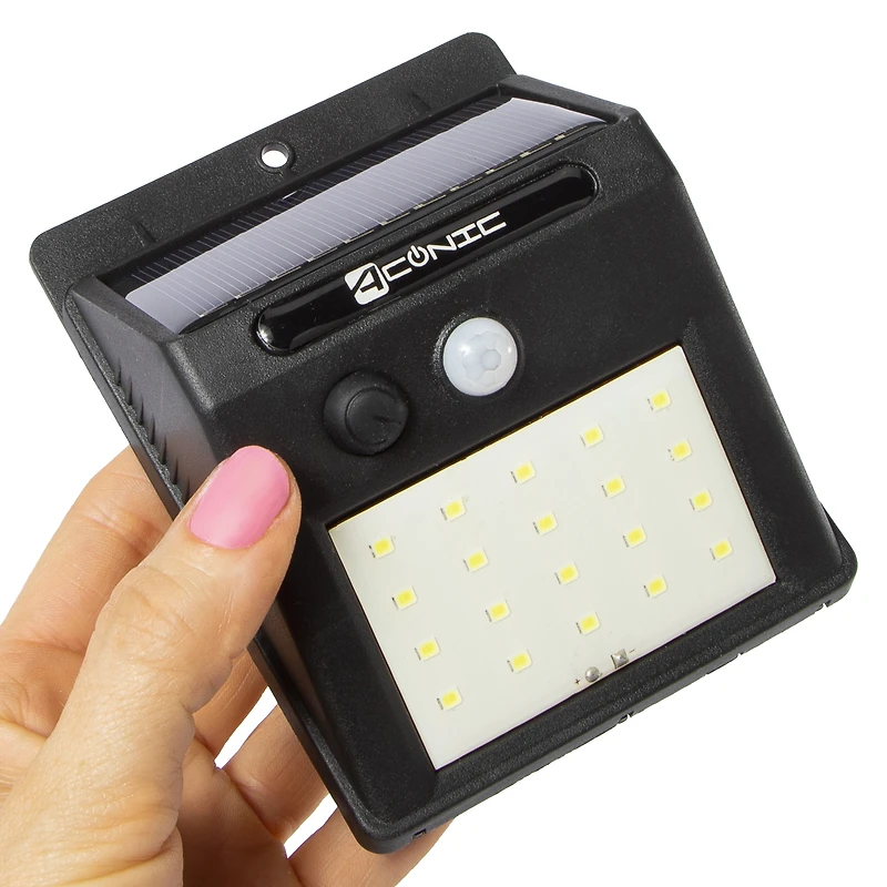 solar powered motion sensor light