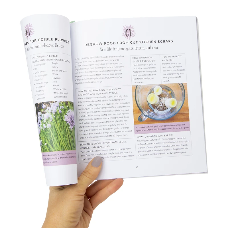 101 organic gardening hacks book